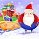 Santa with Sleigh full of Gifts - VideoHive Item for Sale
