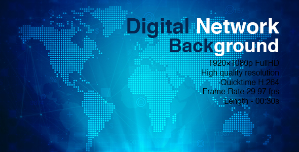 Digital Network Background