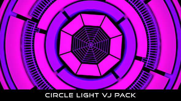 Circle Light VJ Pack