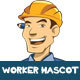 Worker Mascot - GraphicRiver Item for Sale