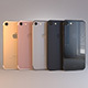 Apple iPhone 7 on Dock in All Colors - 3DOcean Item for Sale
