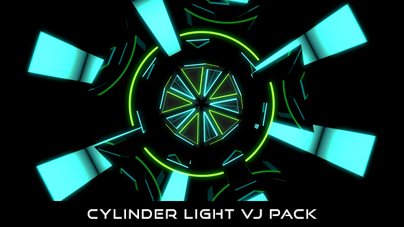 Cylinder Light VJ Looped