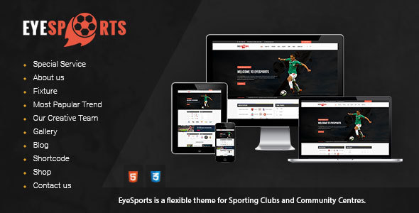 Eye Sports - Fixtures Html Template