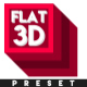 Flat 3D V2 - After Effects Preset (CS6 and Above) - VideoHive Item for Sale