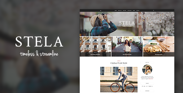 Stella - Personal Blog PSD Template