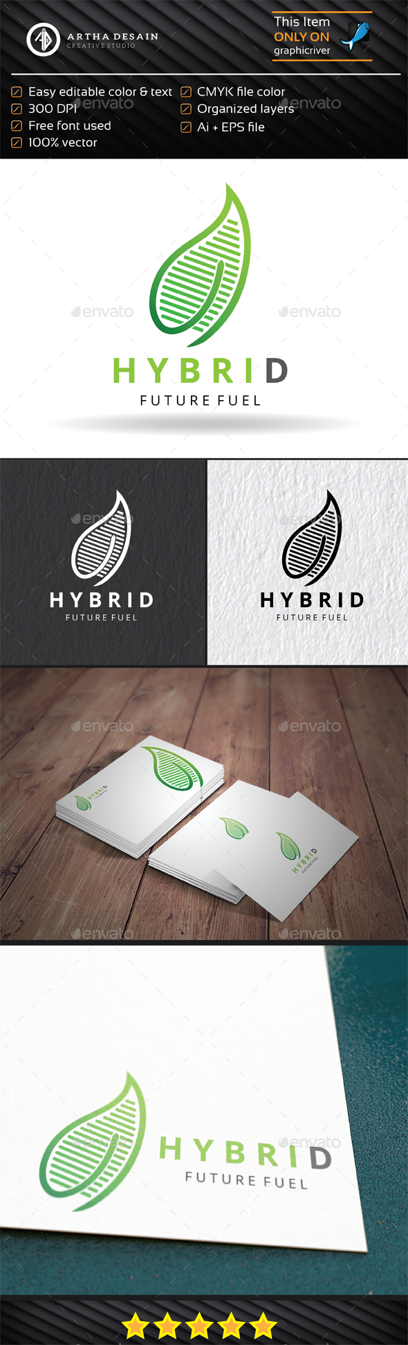 Hybrid - Logo Template