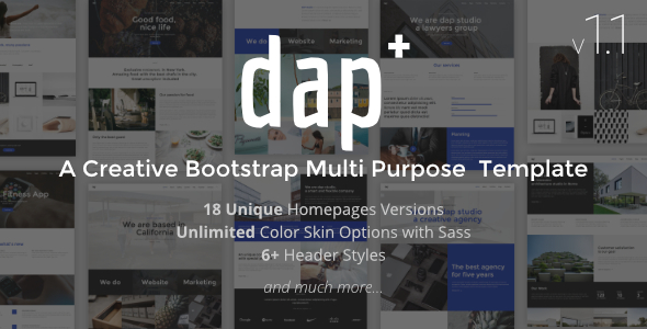 Dap - Creative MultiPurpose HTML Template