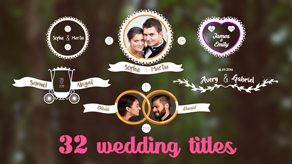 32 Wedding Titles