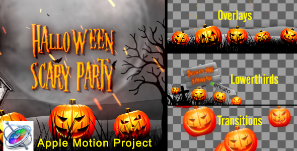 Halloween Teaser Promo Pack - Apple Motion