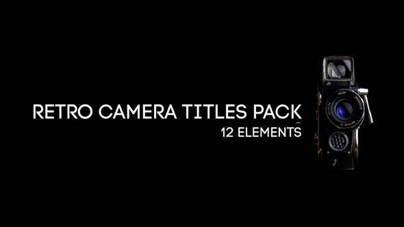 Retro Camera Titles Pack