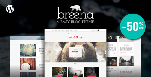 Breena - responsywny motyw WordPress Blog