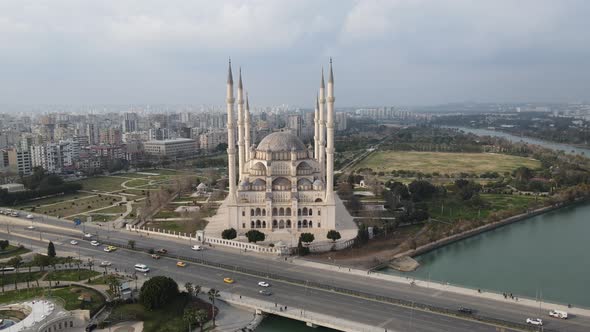Aerial Sabanci Mosque