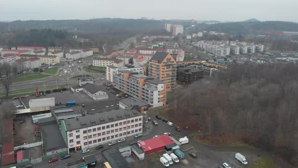 East Gothenburg Cityscape Sweden Aerial