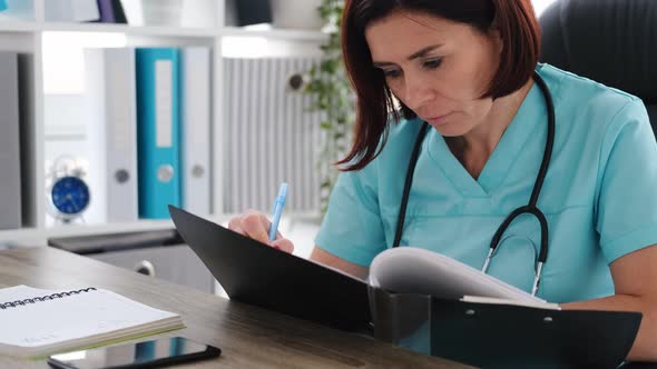 Woman Doctor in the Clinic