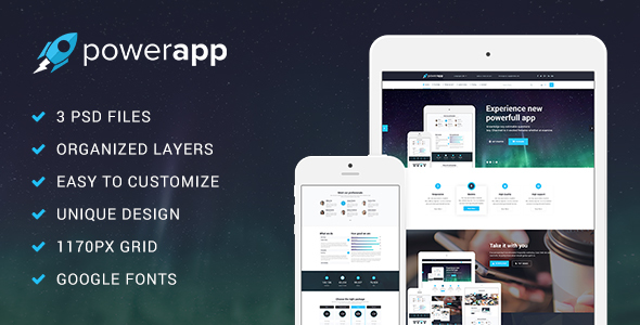 PowerApp PSD Template – 0 Sold!