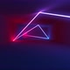 3d Render Abstract Background Neon Rays Inside Dark Box Tunnel Corridor Sparks Towards Glowing Lines - VideoHive Item for Sale