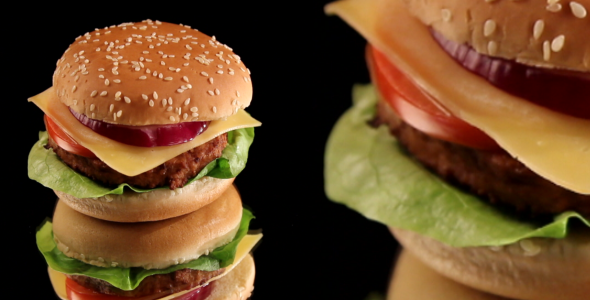 Burger Hamburger 4-Pack