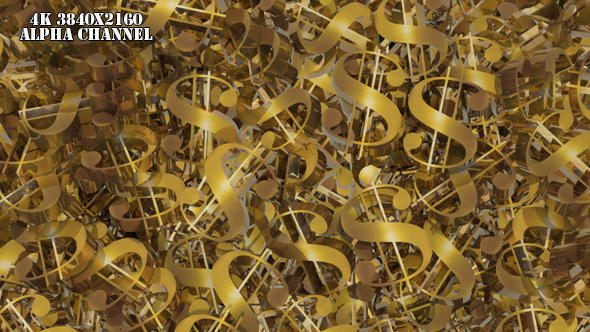 Golden Dollar Symbol Transition alt