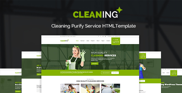 Cleaning - Purify Service HTML Site Template