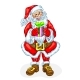 Santa Claus with a Gift In a Box - GraphicRiver Item for Sale