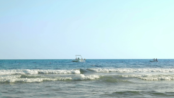 Sea Boat Trip On Sunny Summer Day