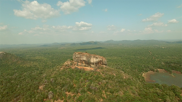 Flying Around Sigiriya Rock