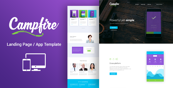 Campfire - Simple WPBakery One Page WordPress Theme