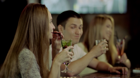 People Drinking Cocktails