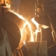 Transfusion Of Red-hot Steel In a Steel Mill - VideoHive Item for Sale