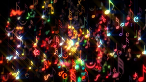 Dancing Musical Notes