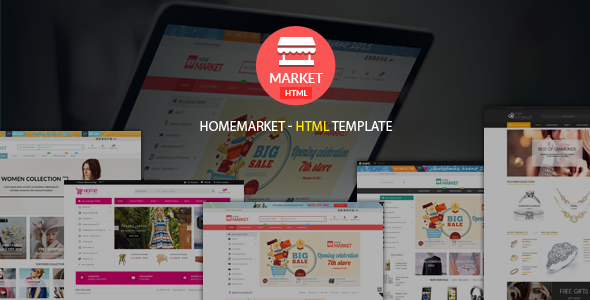 Home Market | Creative & Modern Responsive eCommerce  HTML Template