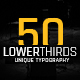 50 Minimal Lower Thirds - VideoHive Item for Sale