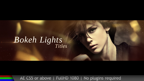 Bokeh Lights Titles