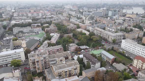 Kyiv - the Capital of Ukraine. Aerial View. Kiev