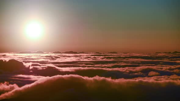 Sunrise Over Haleakala Volcano