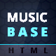 MusicBase - Band Artist Radio HTML Template - ThemeForest Item for Sale