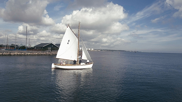 Aerial Of Sailboats Part 1