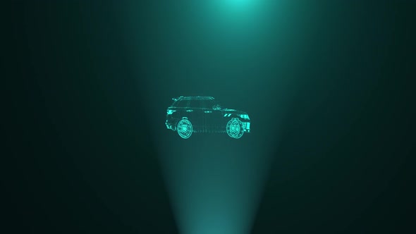 Digital Car Hud Hologram