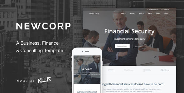 Newcorp - A Business, Finance & Consulting Template