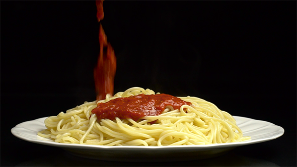 Spagetti with Tomato Sauce