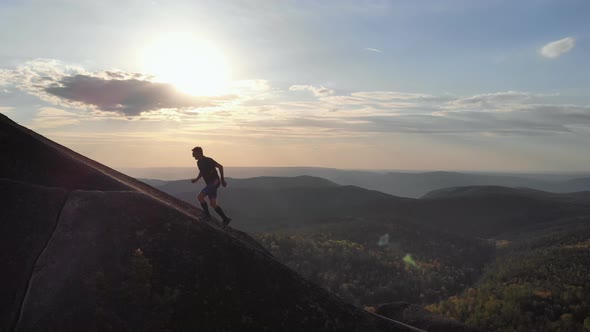 Scarring on the Ridge at Sunset