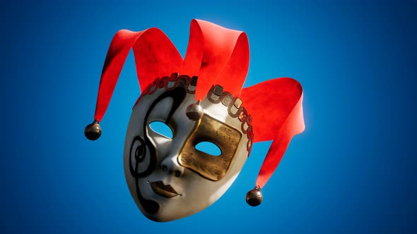 Venetian Carnival Masks with Gold