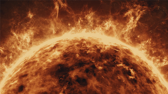 Fiery Surface of the Sun