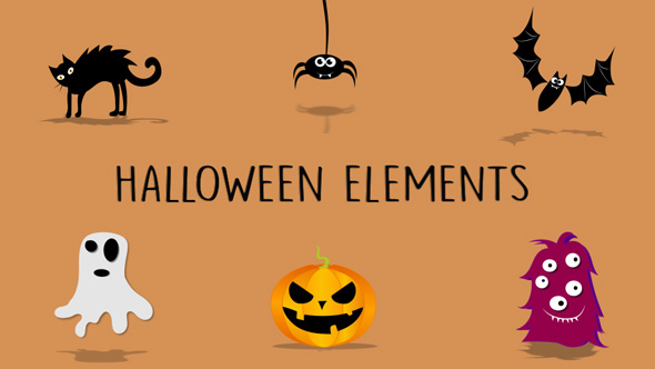 Cartoon Elements Halloween Pack