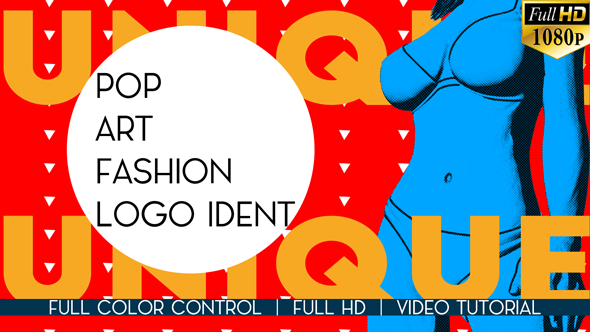 Pop Art Fashion Logo Ident