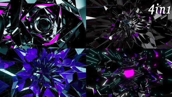 Abstract Glass - VJ Loop Pack (4in1) alt