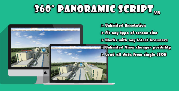 WebGL Based Multi-Purpose 360° Panoramic Script