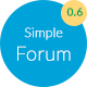 Simple Forum - Responsive Bulletin Board - CodeCanyon Item for Sale