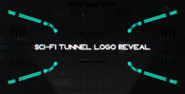 Sci-Fi Tunnel Logo Reveal