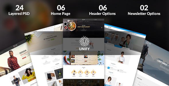 Unify - Multipurpose PSD Template